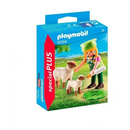 Agricultor Playmobil com ovelhas