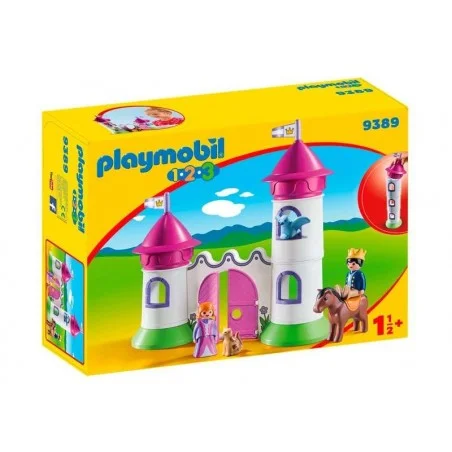 Castelo Playmobil 123 com torre empilhável