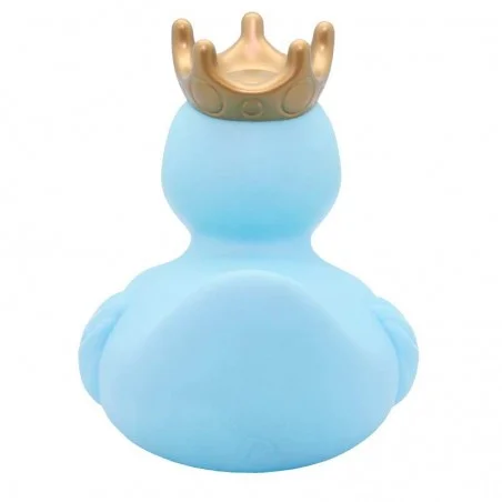Pato Azul com Coroa 25cm