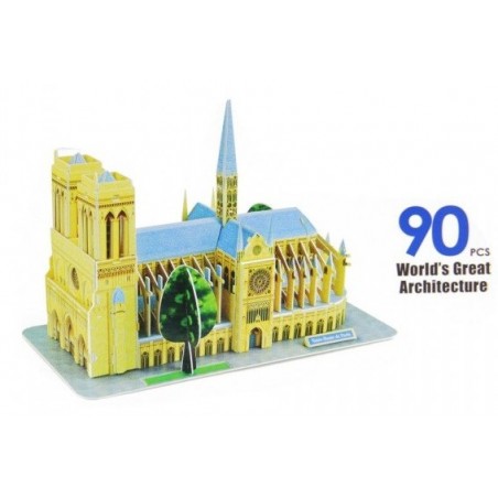 Quebra-cabeça 3D da Catedral de Notre Dame