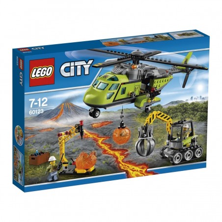 Helicóptero de abastecimento do vulcão LEGO CITY