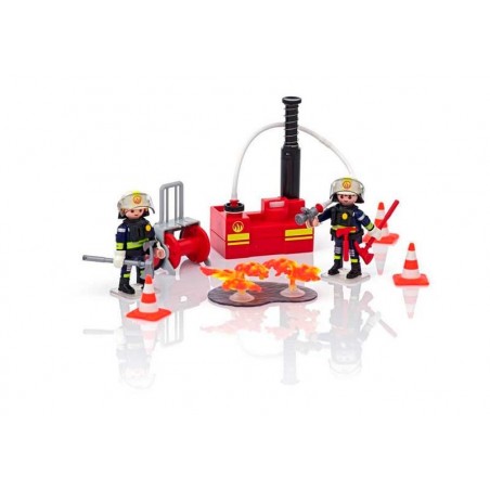 Equipe de bombeiros de ação Playmobil City