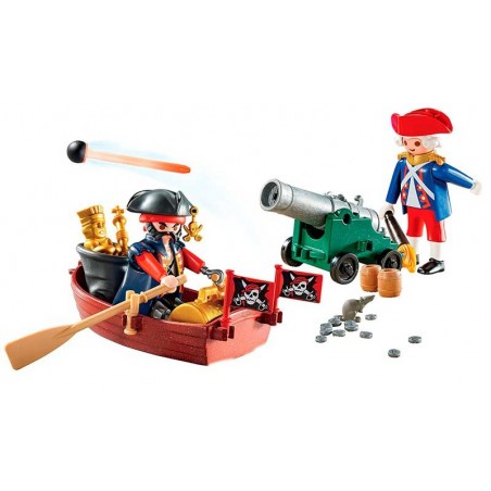 Pasta grande de pirata e soldado Playmobil Pirates