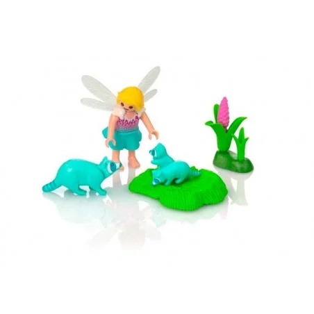Playmobil Fairies Fairy Girl com guaxinins