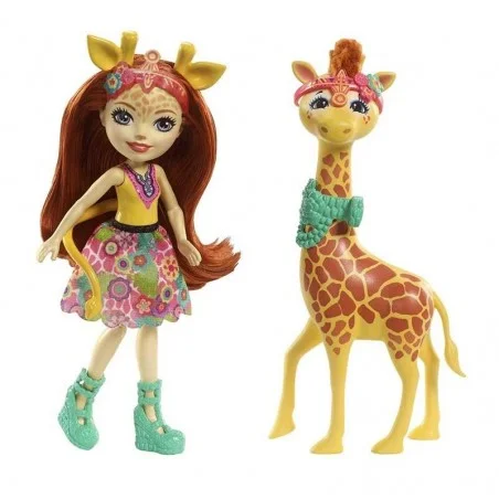 Boneca Echantimals Gillian Girafa e Pawl