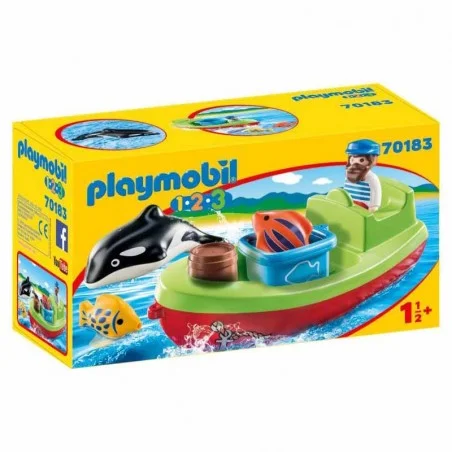 Playmobil 123 Pescador com Barco