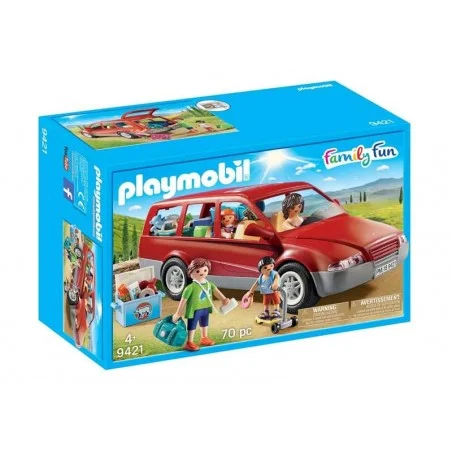 Carro familiar divertido para a família Playmobil
