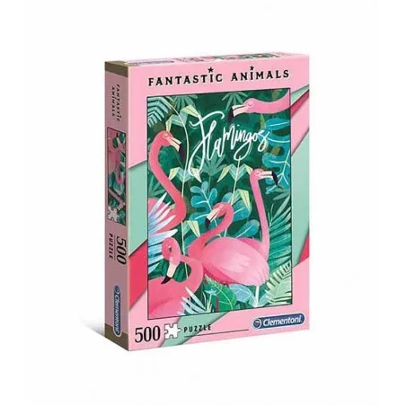Puzzle 500 peças Flamingos