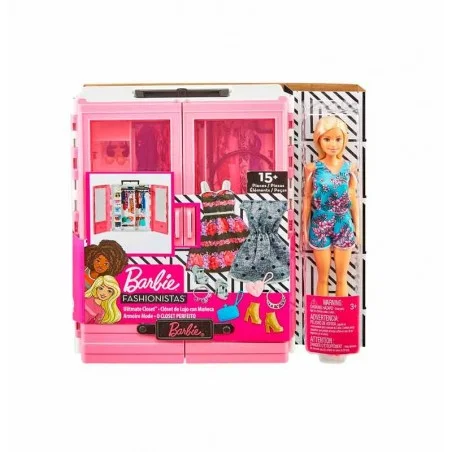 Guarda-roupa portátil Barbie