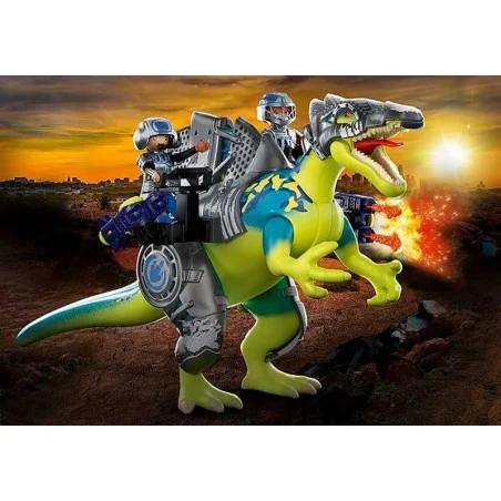 Playmobil Dinos Spinosaurus Duplo poder de defesa