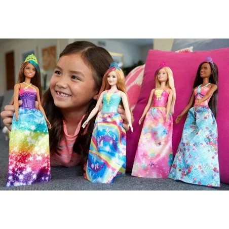 Barbie Princesas Dreamtopia Cabelo Azul