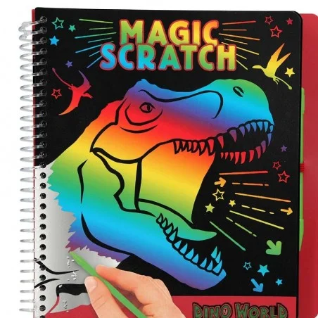 Caderno Dino World MagicScratch