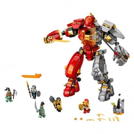 Robot de rocha flamejante LEGO Ninjago