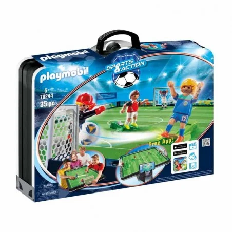 Campo de futebol esportivo e de ação Playmobil