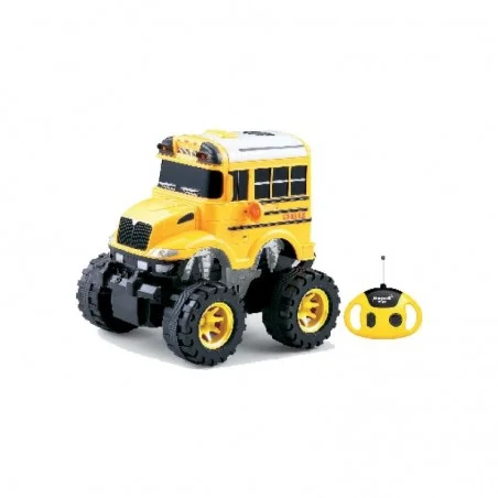 Ônibus Monster Truck infantil com controle de rádio