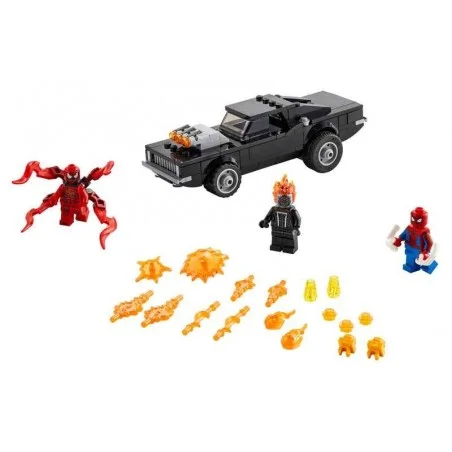 Lego Marvel Spiderman -Aranha e Motoqueiro Fantasma vs