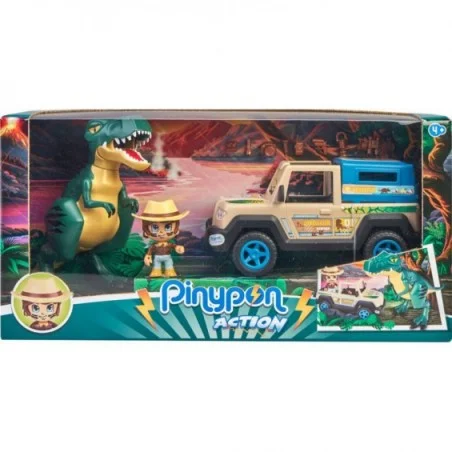 Pinypon Action Wild Pickup com Dinossauro