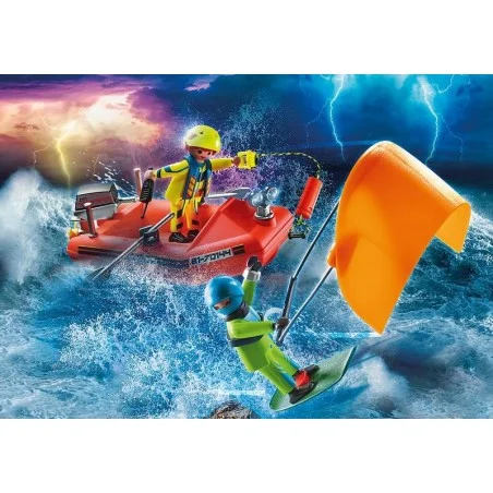 Resgate Marítimo Playmobil: Resgate de Kitesurfista