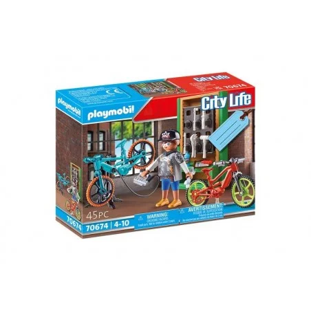 Workshop de bicicletas elétricas Playmobil City Life