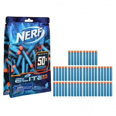 Nerf Elite 20 Pacote 50 Dardos