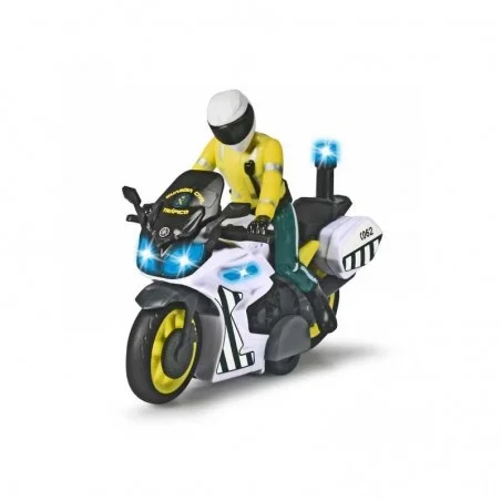 Motocicleta da Guarda Civil com figura de luz e som
