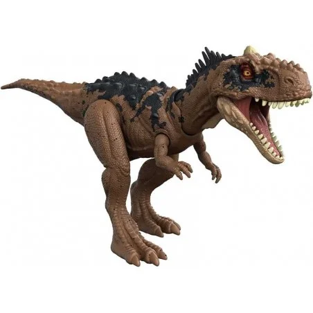 Jurassic World Rajasaurus ruge e atinge