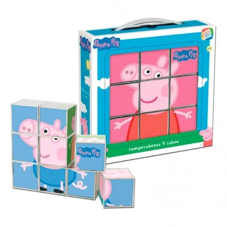 Quebra-cabeça Peppa Pig 9 Cubos