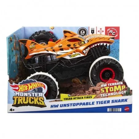 Hot Wheels Monster Trucks Controle de Rádio Tiger Shark