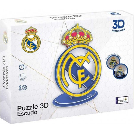 Puzzle do escudo 3D do Real Madrid CF