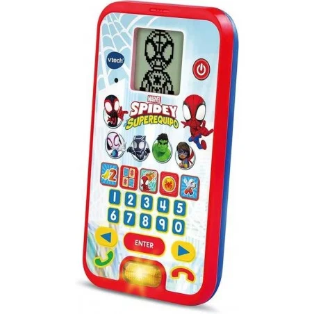 Spidey e seu telefone educacional da superequipe