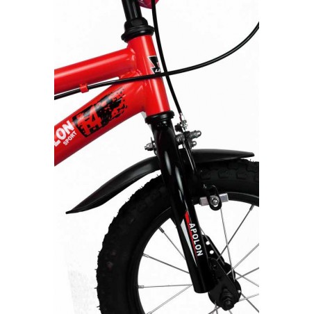 Bicicleta Apollon Vermelha de 14 Polegadas